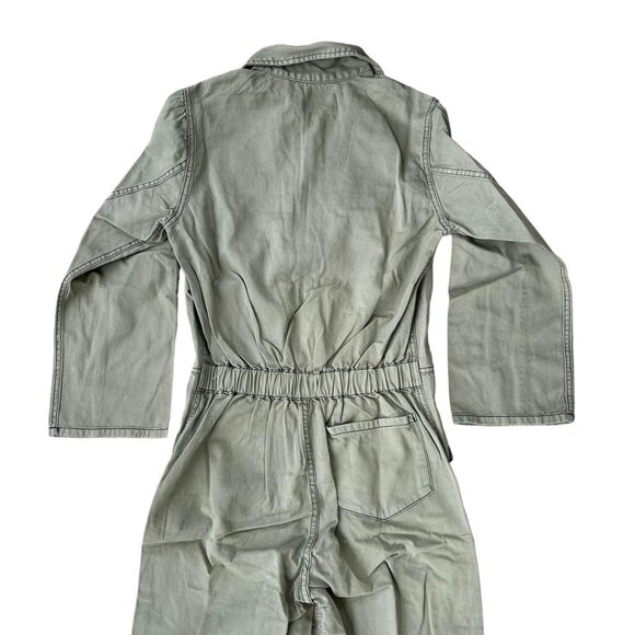✨ Free People x Sandrine Tre’s Cool Army Green Jumpsuit SZ M - Picture 9 of 9